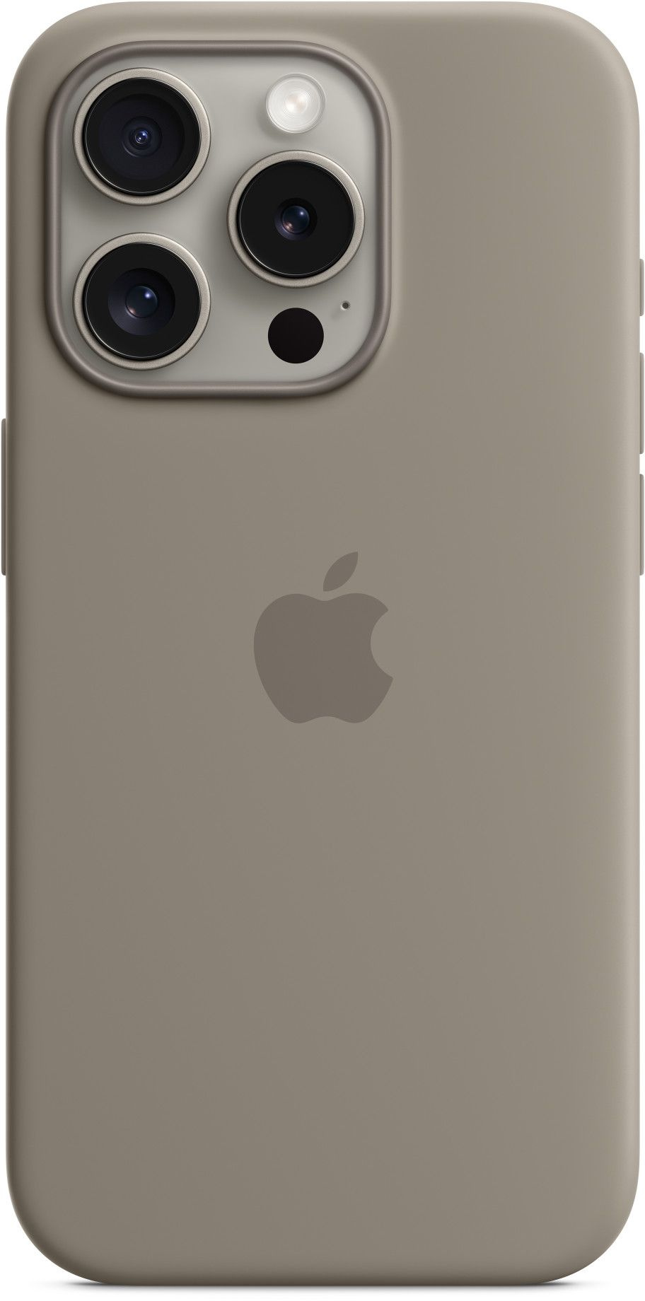 

Чехол-накладка Apple Silicone Case with MagSafe для смартфона Apple iPhone 15 Pro, силикон/микрофибра, светло-коричневый (MT1E3FE/A)