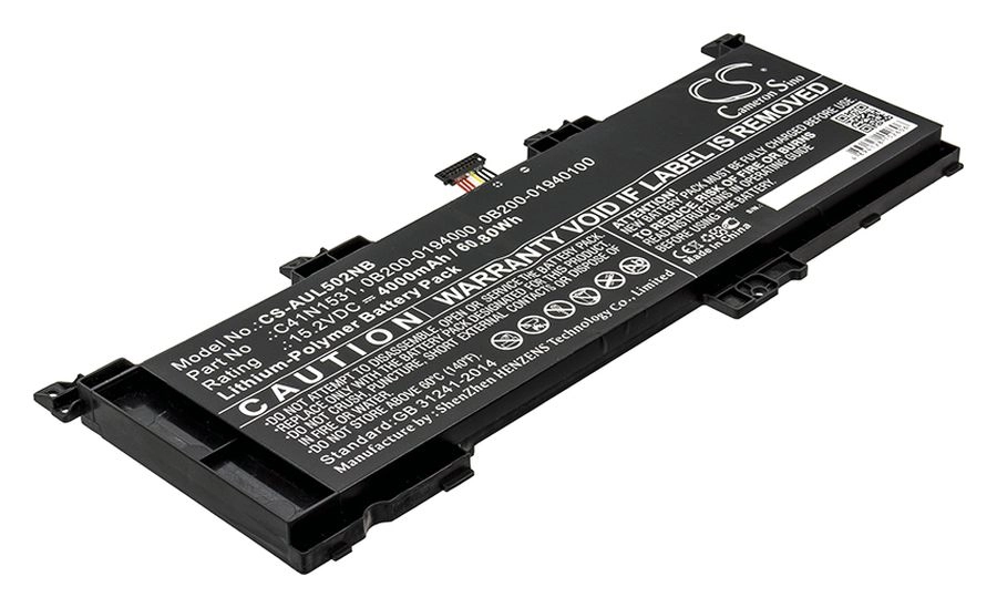 

Аккумуляторная батарея CameronSino CS-AUL502NB для Asus GL502VS, 15.2V, 4 А·ч, черный, CS-AUL502NB