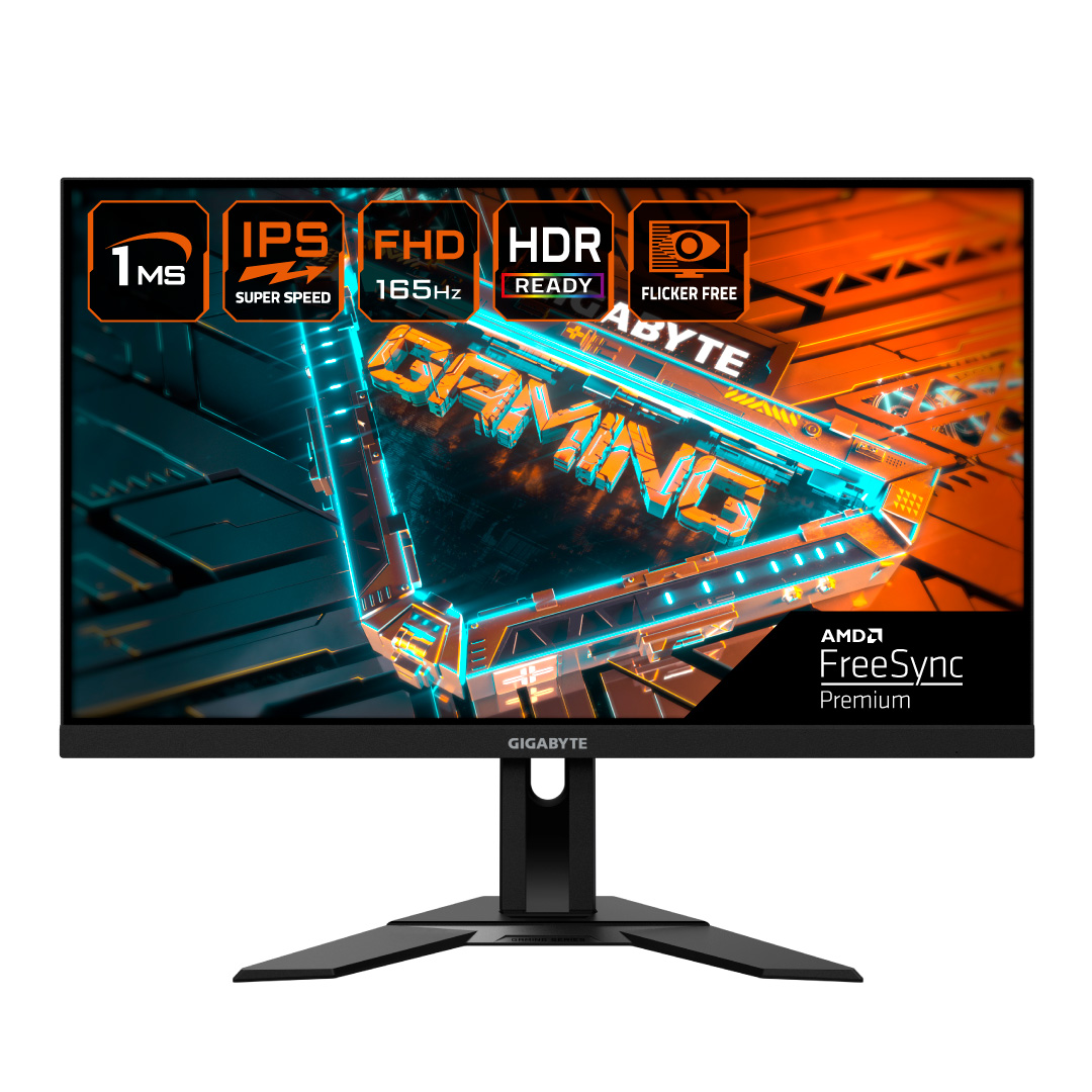 

Монитор 27" Gigabyte G27F2 IPS, 1920x1080 (16:9), 400кд/м2, 165Hz, 1мс, 178°/178°, FreeSync Premium, HDMI, DisplayPort, USB-Hub, черный (9DG27F2-00-1ABEU), G27F2