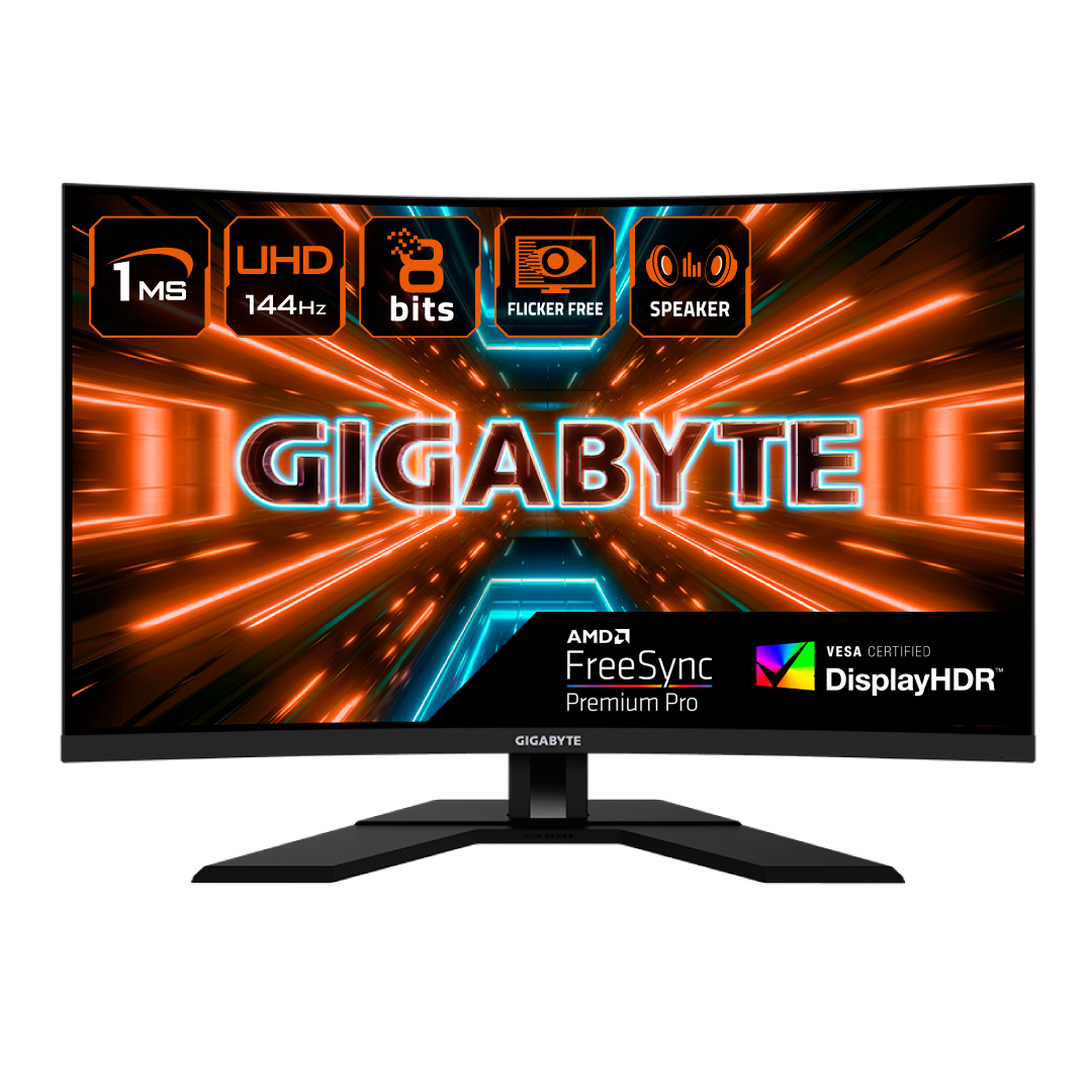 Монитор 31.5" Gigabyte M32UC черный