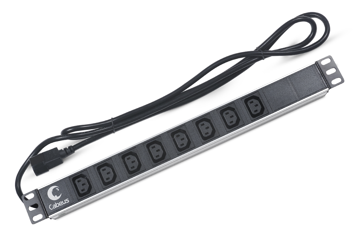 

Блок розеток (PDU) Cabeus PDU-8I-2IEC, 1U, кол-во розеток:8 (8xC13), 10А, черный, кабель питания 2 м (PDU-8I-2IEC), PDU-8I-2IEC