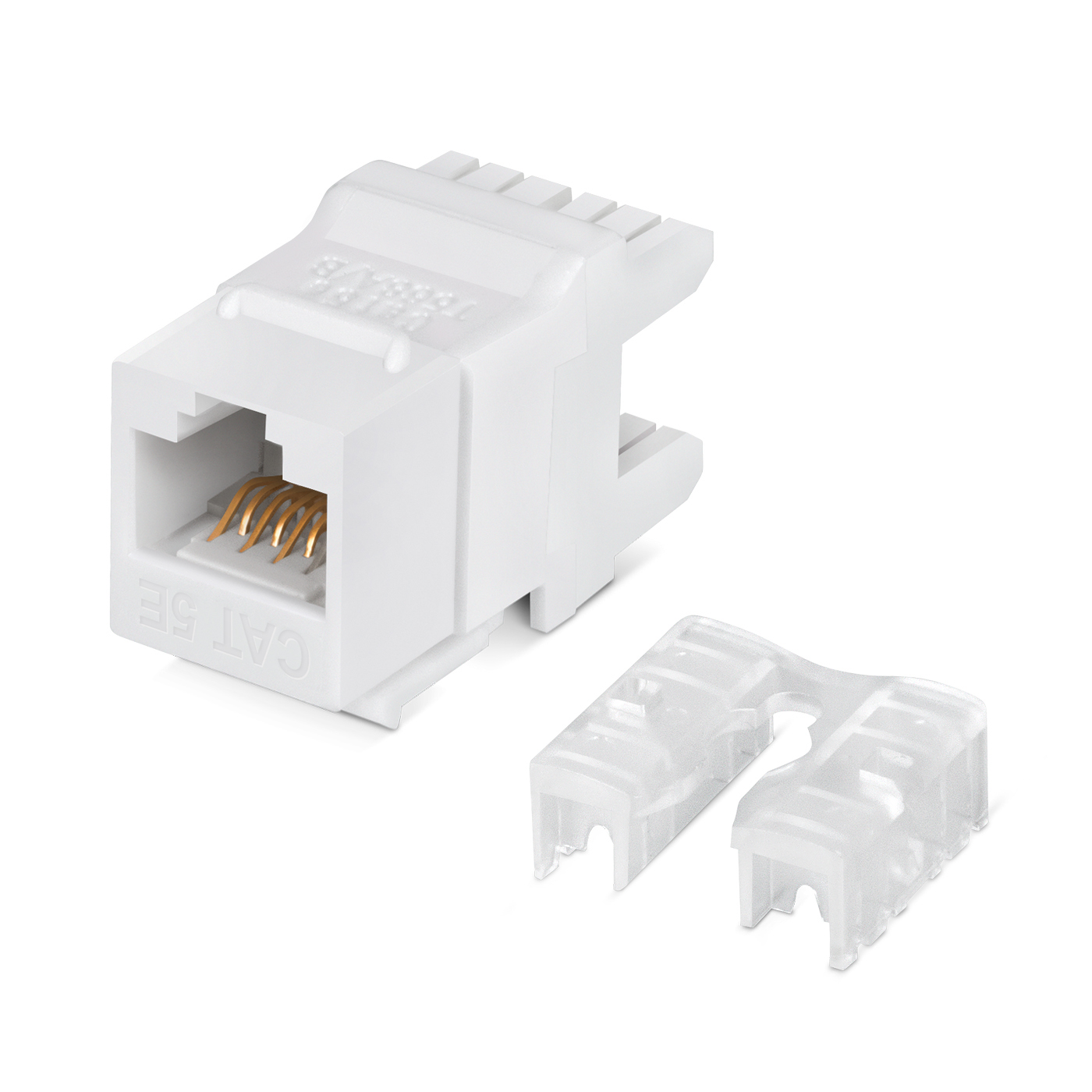 Вставка Keystone Cabeus KJ-RJ45-Cat.5e-180, RJ-45(8P8C) cat.5e, 1 шт., белый (KJ-RJ45-Cat.5e-180)