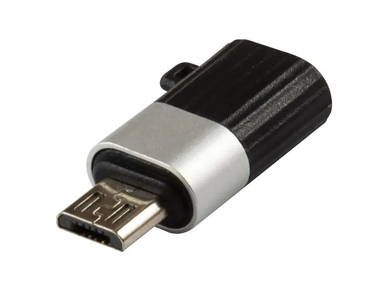 

Переходник (адаптер) USB Type-C-Micro USB, 3А, черный/серебристый, Red Line (УТ000030902)