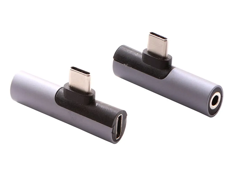 Переходник (адаптер) USB Type-C(M)-Jack 3.5mm(F)/USB Type-C(F), серый Red Line, (не совместим при наличии выхода jack) (УТ000018312)