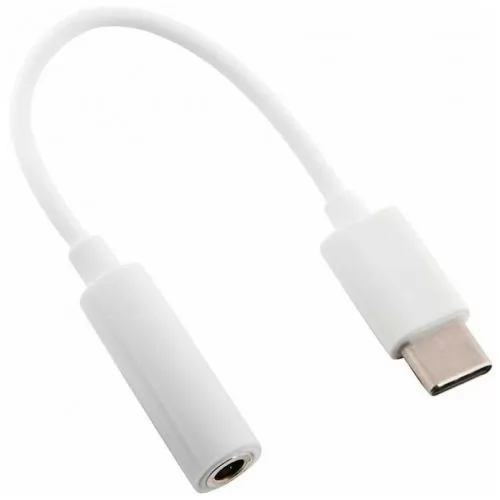 

Переходник (адаптер) USB Type-C(M)-Jack 3.5mm(F), белый mObility (УТ000025651)