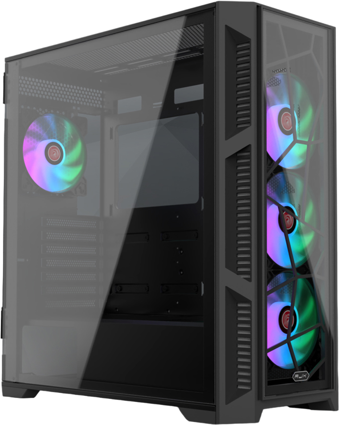 

Корпус Raijintek AGOS ULTRA, EATX, Midi-Tower, 2xUSB 3.0, USB Type-C, RGB подсветка, черный, без БП (0R20B00225), AGOS ULTRA