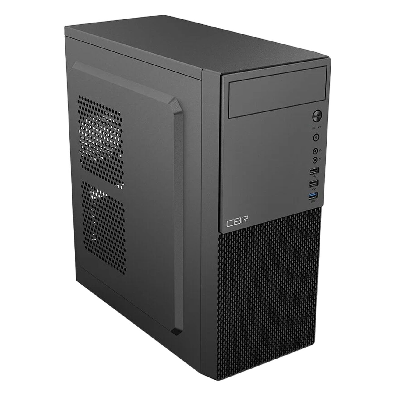 Корпус CBR E188, ATX, Midi-Tower, USB 3.0, черный, 450 Вт (PCC-ATX-E188-USB31-USB22-450W)