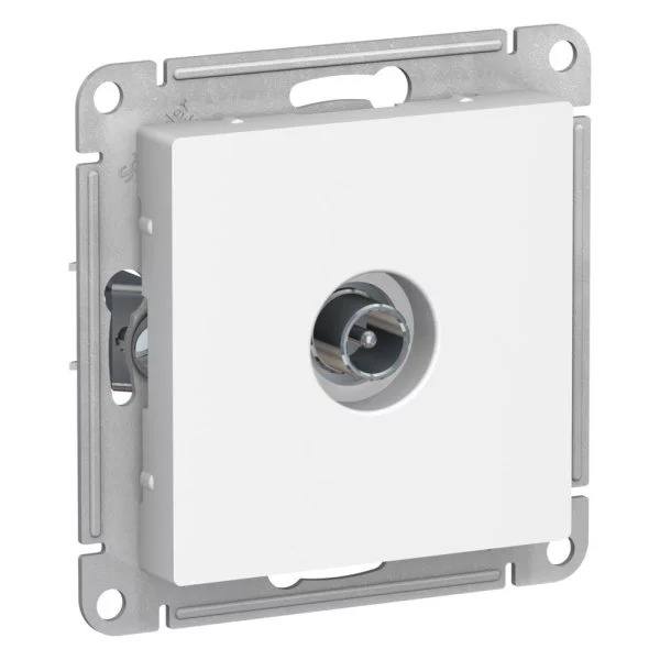

Розетка TV Schneider Electric AtlasDesign, белый лотос, механизм без рамки (ATN001391)