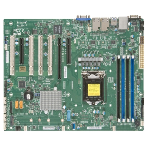 

Материнская плата Supermicro X11SSA-F, 1xSocket1151, iC236, 4xDDR4, PCI-Ex16, 2PCI-Ex8, 1xM.2-PCI-E/SATA, 6SATA3 RAID 0/1/5/10, 2xGLAN, IPMI, 6xUSB 2.0, 5xUSB 3.0, VGA, ATX, Bulk (MBD-X11SSA-F-B), X11SSA-F