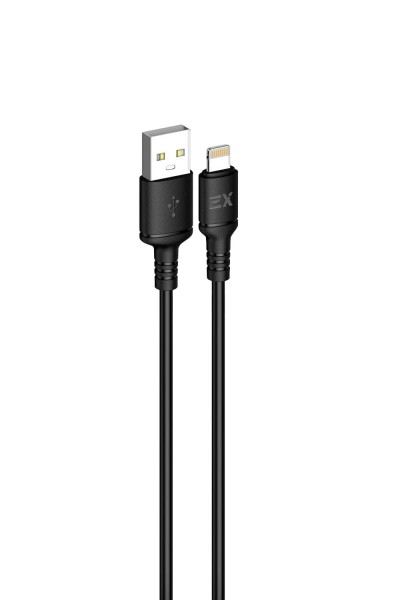 

Дата-кабель USB 2.0(Am)-Lightning 8-pin(m), 3А, 1 м, черный, Exployd EX-K-1499 (EX-K-1499), EX-K-1499