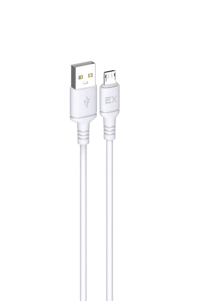 

Дата-кабель USB 2.0(Am)-Micro USB 2.0(Bm), 2.4А, 1 м, белый, Exployd EX-K-1494 (EX-K-1494), EX-K-1494