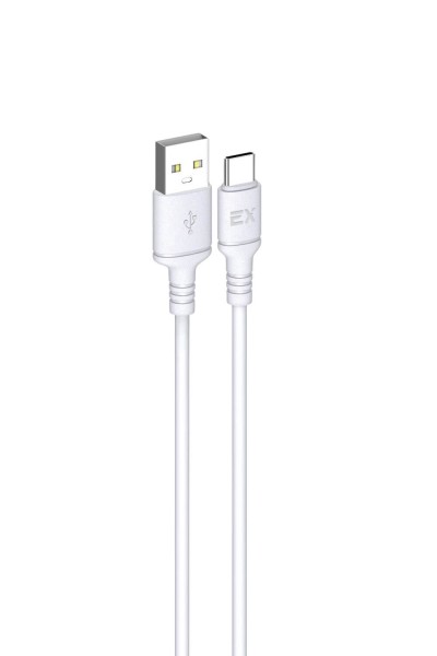 

Дата-кабель USB 2.0(Am)-USB Type-C(m), 3А, 1 м, белый, Exployd EX-K-1506 (EX-K-1506), EX-K-1506