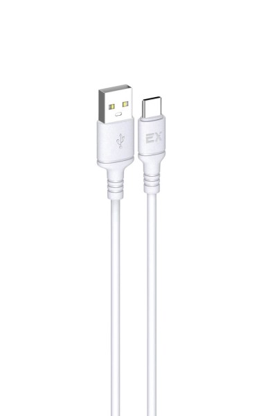 

Дата-кабель USB 2.0(Am)-USB Type-C(m), 3А, 2 м, белый, Exployd EX-K-1509 (EX-K-1509), EX-K-1509