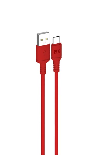 

Дата-кабель USB 2.0(Am)-USB Type-C(m), 3А, 1 м, красный, Exployd EX-K-1507 (EX-K-1507), EX-K-1507