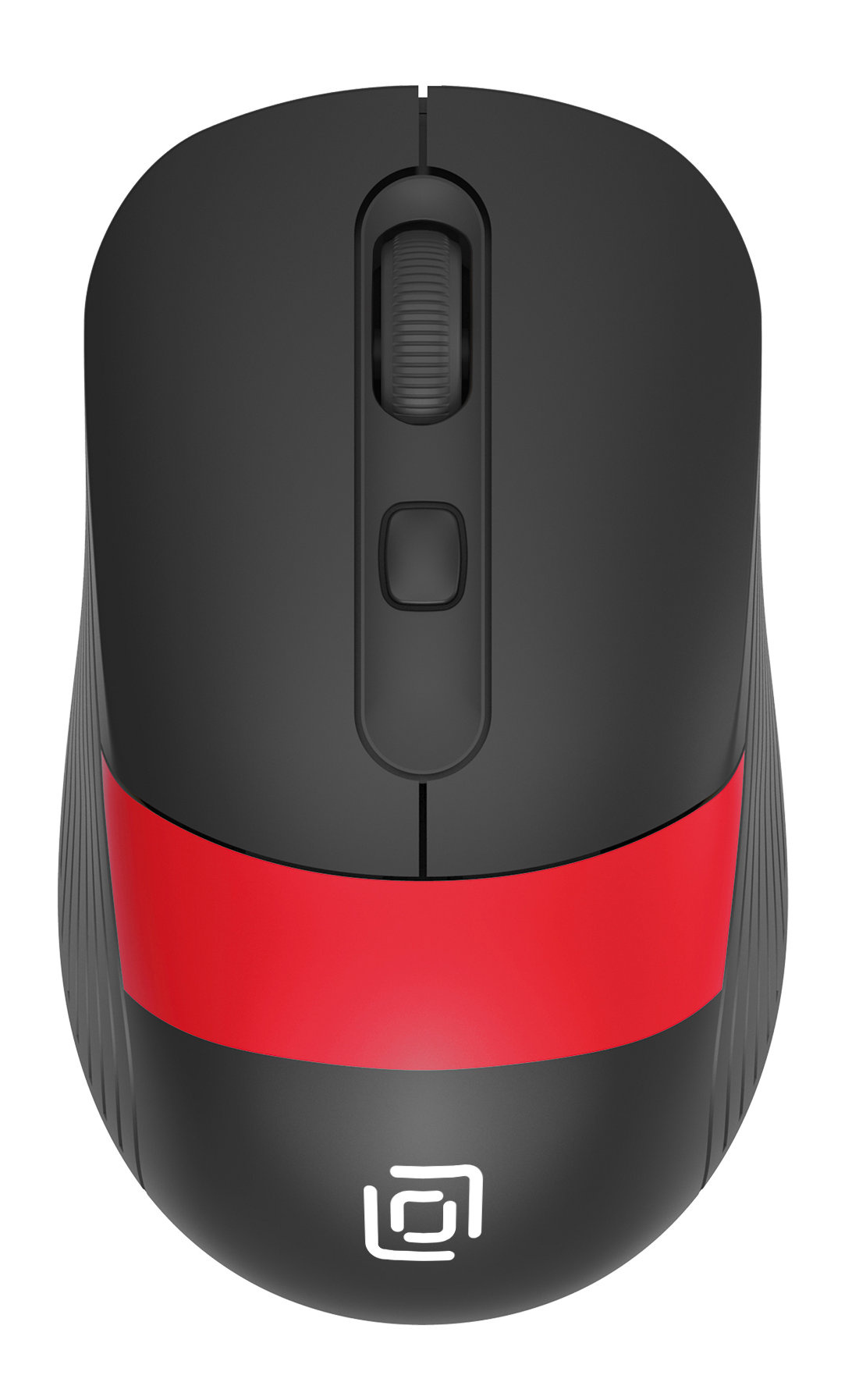 Мышь Oklick 310MW, USB, черный/красный