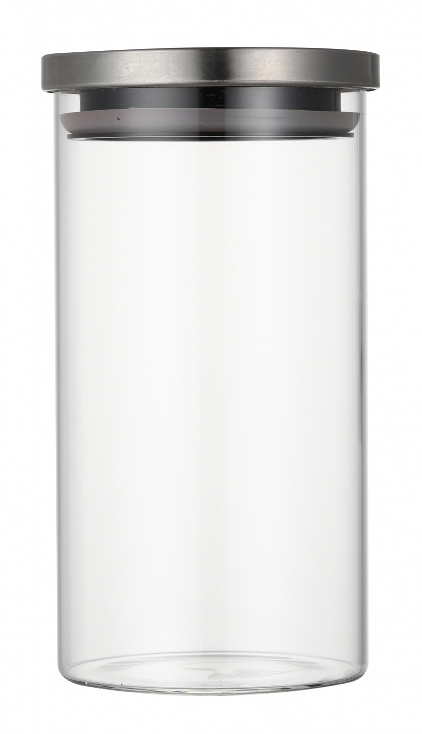 Банка для сыпучих продуктов Velton Park, круглая, 2.8 л, высота 40 см, крышка, стекло, прозрачный (VLT2103-029)