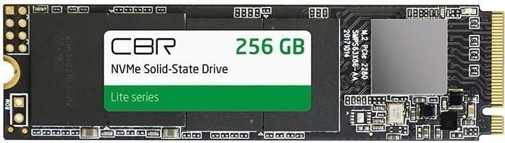 Твердотельный накопитель (SSD) CBR 256Gb Lite, 2280, PCI-E, NVMe (SSD-256GB-M.2-LT22) Retail - фото 1