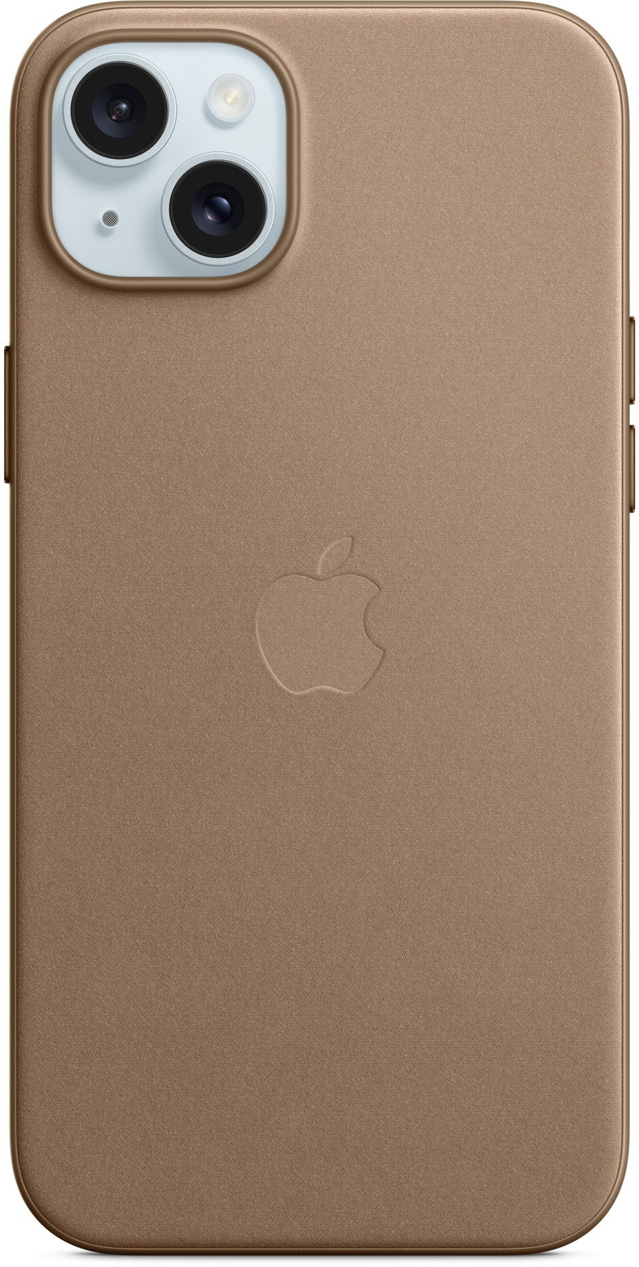 

Чехол-накладка Apple FineWoven Case with MagSafe для смартфона Apple iPhone 15 Plus, серо-коричневый (MT473FE/A)