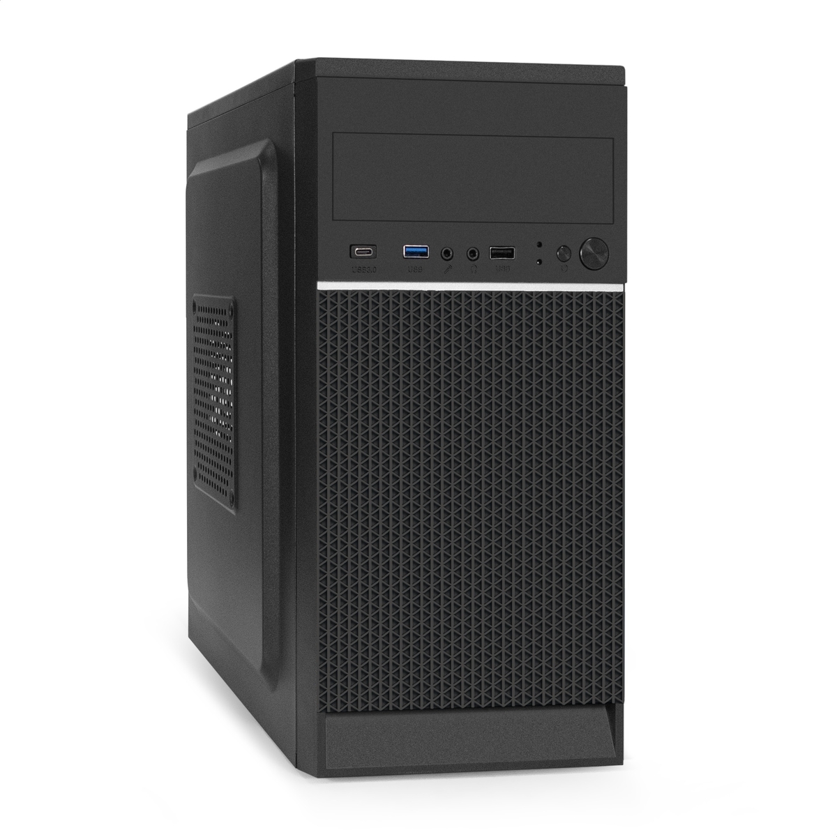 Корпус ExeGate MA-540, mATX, Mini-Tower, USB 3.0, USB Type-C, черный, без БП (EX295337RUS) - фото 1