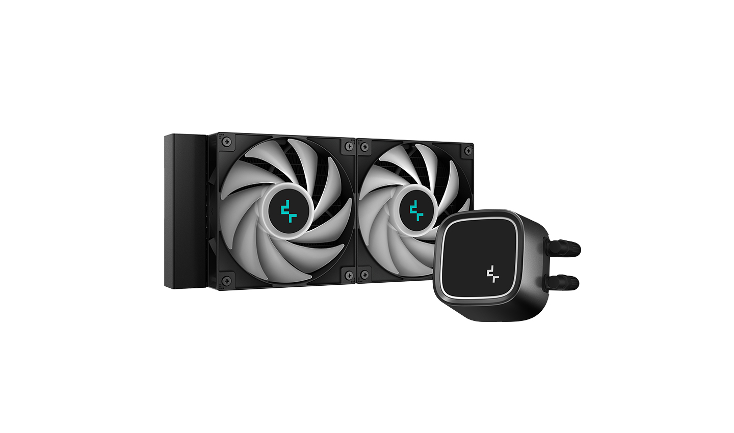 Жидкостное охлаждение Deepcool LE520, 250 Вт, 2x120 мм, 1226464