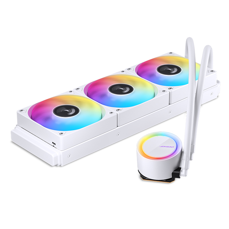

Жидкостное охлаждение JONSBO TG-360 для Socket 115x/2011/2011-3/1200/1700/AM5/AM4, 300 Вт, 3x120 мм, ARGB (JB_TG-360_ARGB_White), TG-360