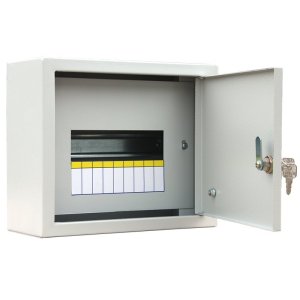 Корпус металлический 26.5 см x 12 см x 31 см, IP31, IEK ЩРн-9