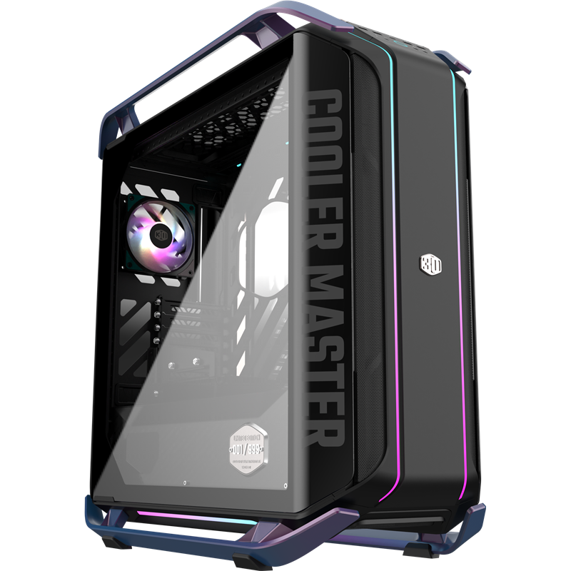 Корпус COOLERMASTER Cosmos Infinity 30th anniversary edition, Full-Tower, без БП, черный