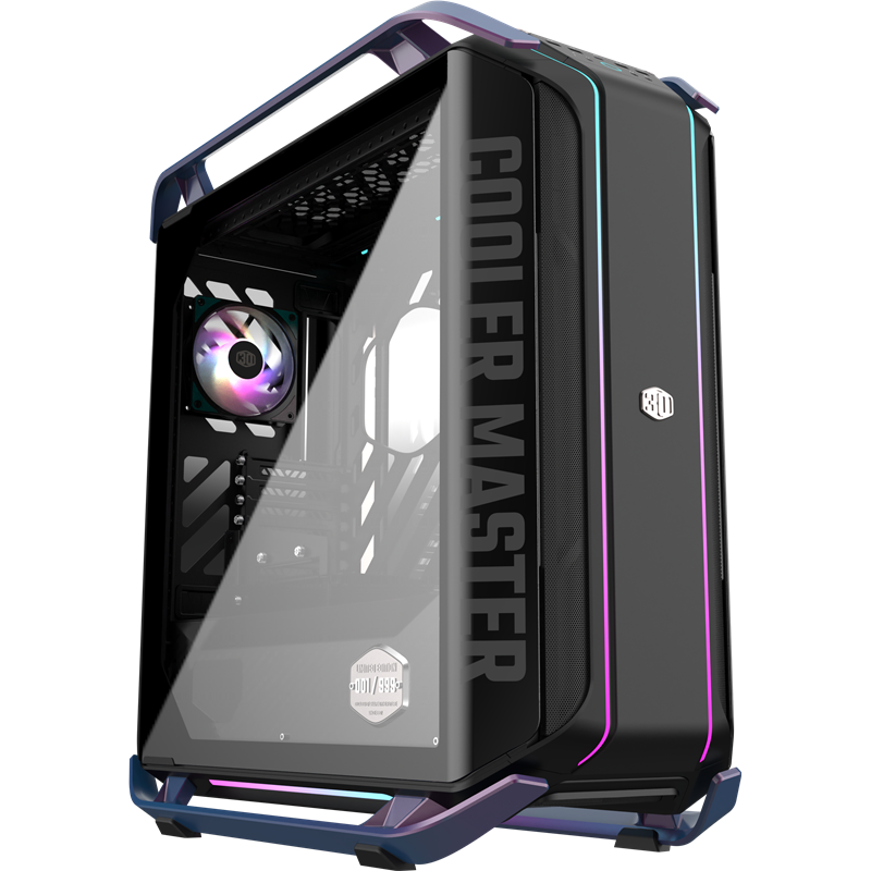 Корпус COOLERMASTER Cosmos Infinity 30th anniversary edition, EATX, Full-Tower, 4xUSB 3.0, USB Type-C, RGB подсветка, черный, без БП (MCC-C700M-KHNN-S30)