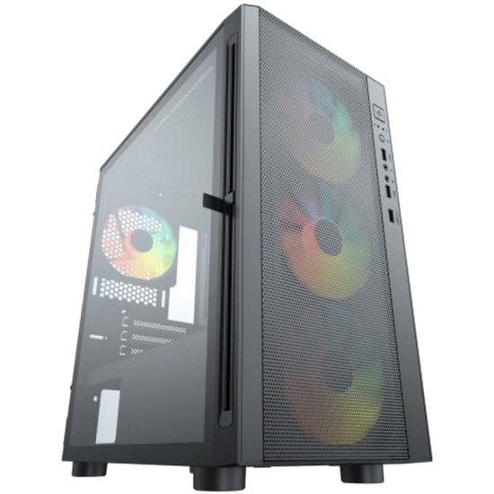 

Корпус ACD Citadel 104, mATX, Mini-Tower, USB 3.0, RGB подсветка, черный, без БП (AH-TC4GA-0000), Citadel 104
