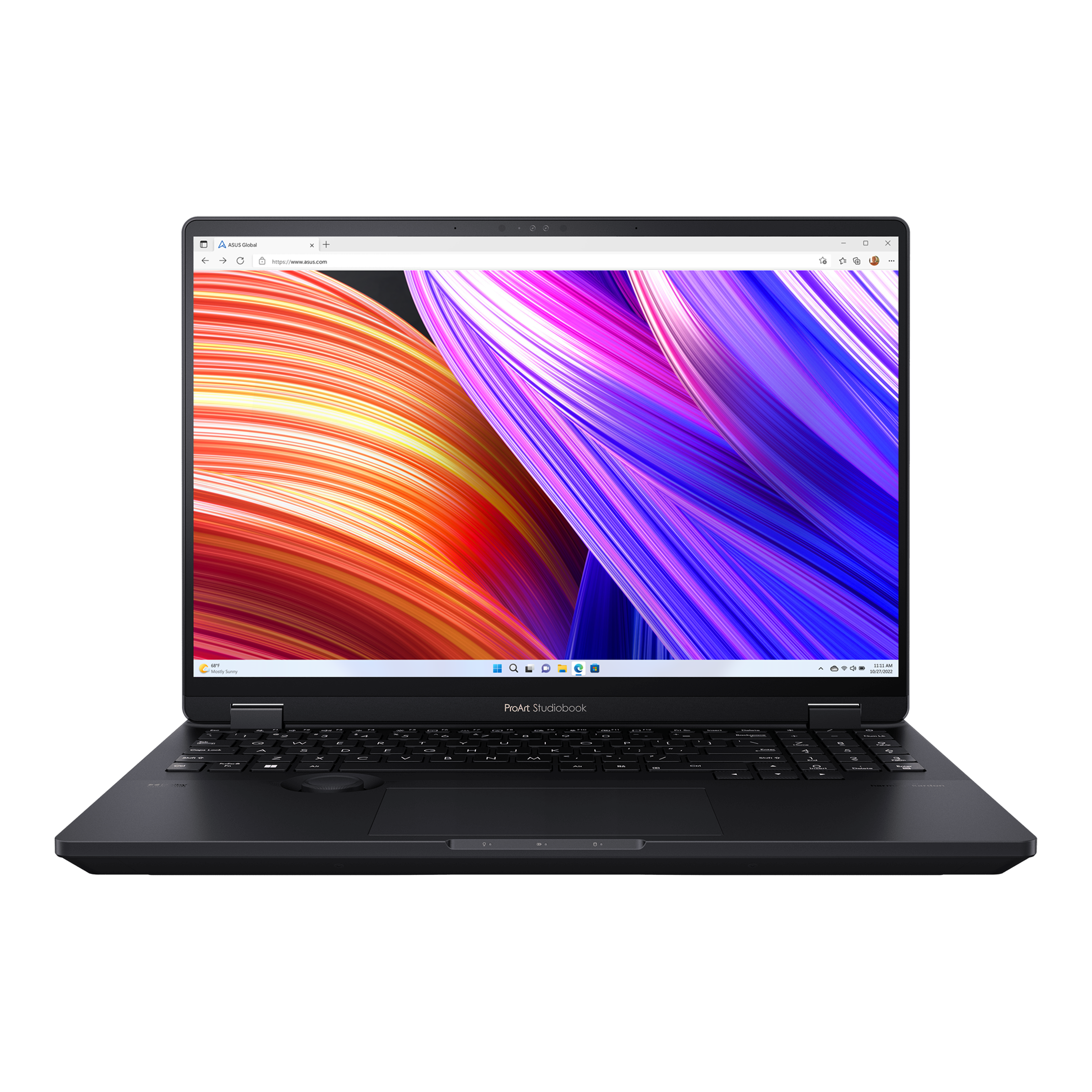 

Ноутбук ASUS ProArt StudioBook 16 H7604JV-MY060X 16" OLED 3200x2000 Touch, Intel Core i9 13980HX 2.2 ГГц, 32Gb RAM, 2Tb SSD, NVIDIA GeForce RTX 4060-8Gb, W11Pro, черный (90NB10C2-M00270), H7604JV-MY060X