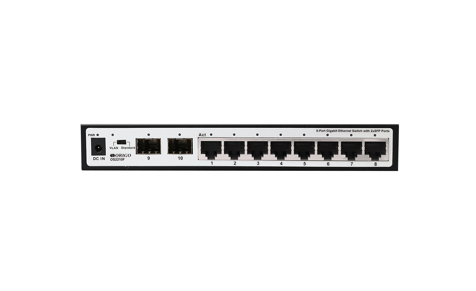 

Коммутатор ORIGO OS2210F/A1A, кол-во портов: 8x1 Гбит/с, кол-во SFP/uplink: SFP 2x1 Гбит/с (OS2210F/A1A), OS2210F/A1A