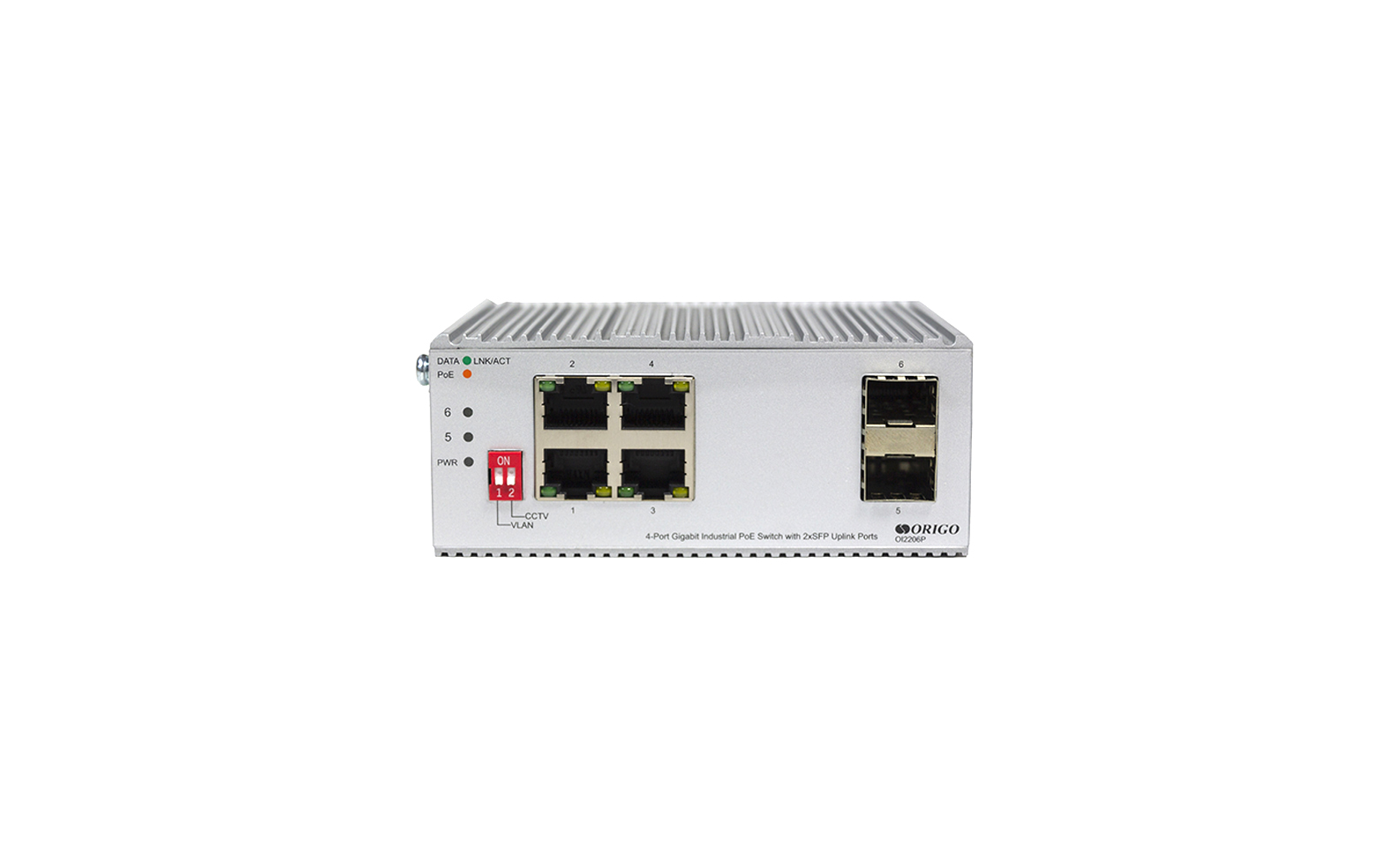 

Коммутатор ORIGO OI2206P/120W, кол-во портов: 4x1 Гбит/с, кол-во SFP/uplink: SFP 2x1 Гбит/с, на DIN-рейку, PoE:4x30 Вт (макс. 120 Вт) (OI2206P/120W/A1A), OI2206P/120W