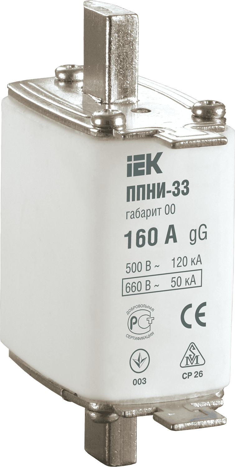Вставка плавкая IEK ППНИ-33 (DPP10-160)