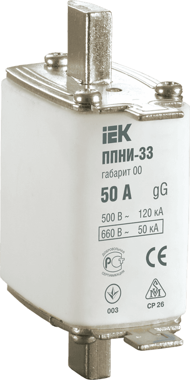 Вставка плавкая IEK ППНИ-33 (DPP10-050)