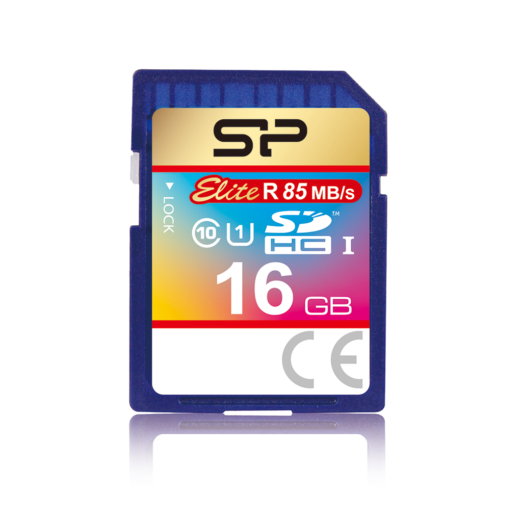 Карта памяти 16Gb SDHC, Silicon Power Class 10 UHS-I (SP016GBSDHAU1V10)