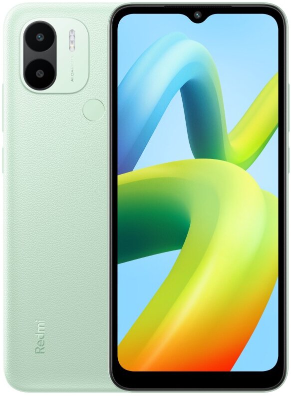 Смартфон Xiaomi Redmi A2+ 3Gb/64Gb Android мятный (49637)