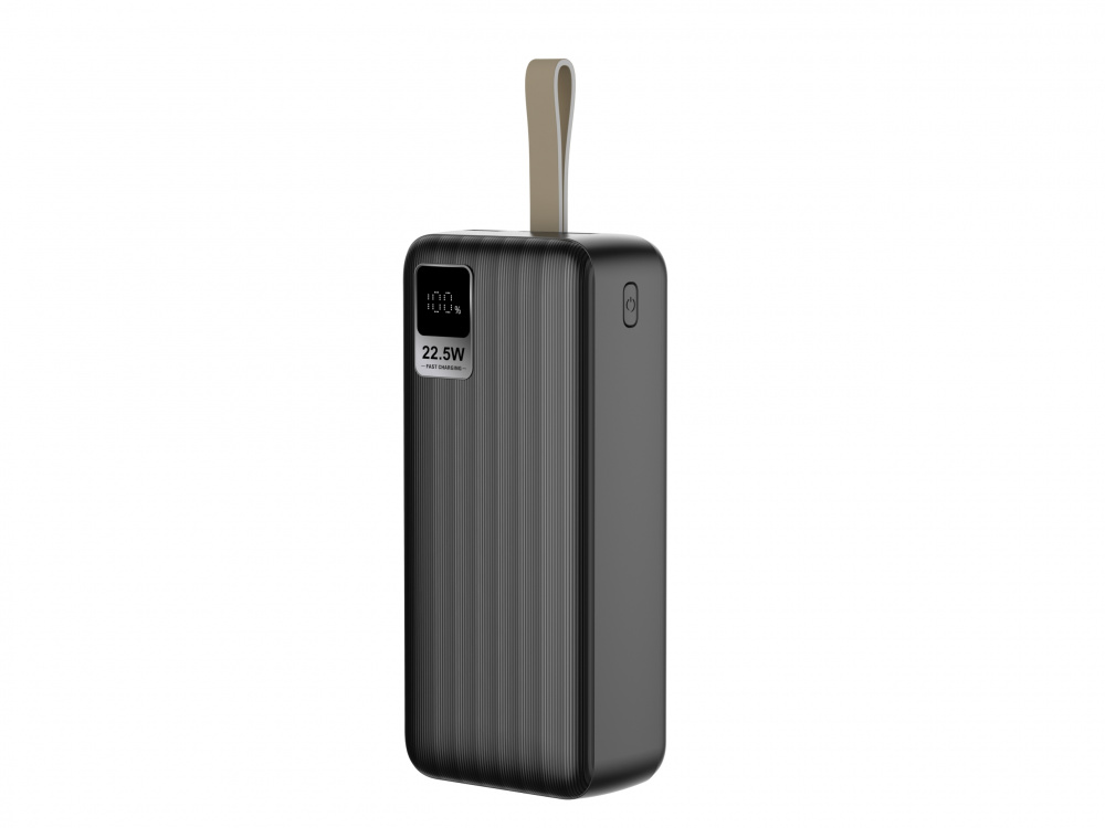 

Портативный аккумулятор (Powerbank) Perfeo Waterfall, 30000 мА·ч, 2xUSB, 5А, Type-C, QC, PD, черный (PF_D0174), Waterfall