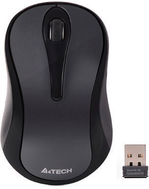 

Мышь беспроводная A4Tech G3-280NS, 1200dpi, оптическая светодиодная, USB, серый (G3-280NS), G3-280NS