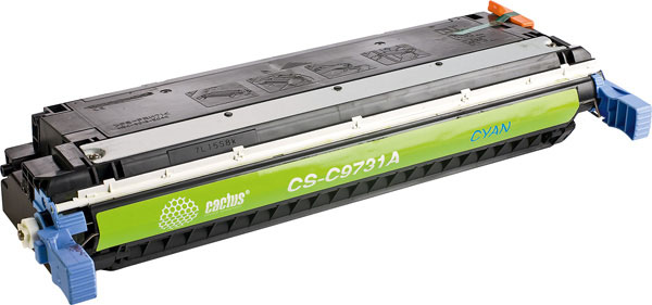 

Картридж лазерный Cactus CS-C9731A (C9731A), голубой, 12000 страниц, совместимый для Color LJ 5550hdn / 5550 / 5550dn / 5550dtn / 5550n / 5500 / 5500dn / 5500dtn / 5500hdn / 5500n