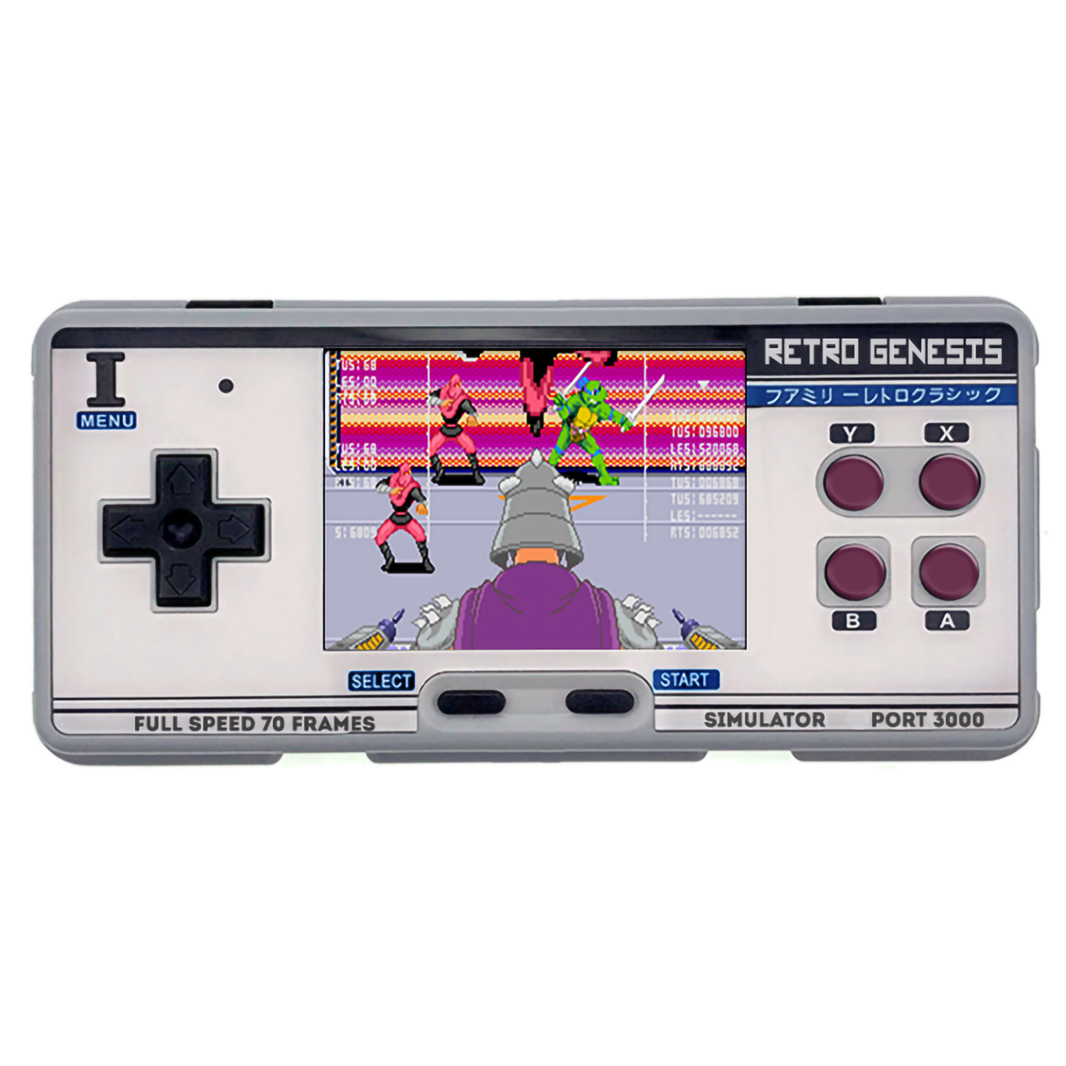 

Игровая приставка Retro Genesis Port 3000, белый + 4000+ игр (CONSKDN132), Port 3000