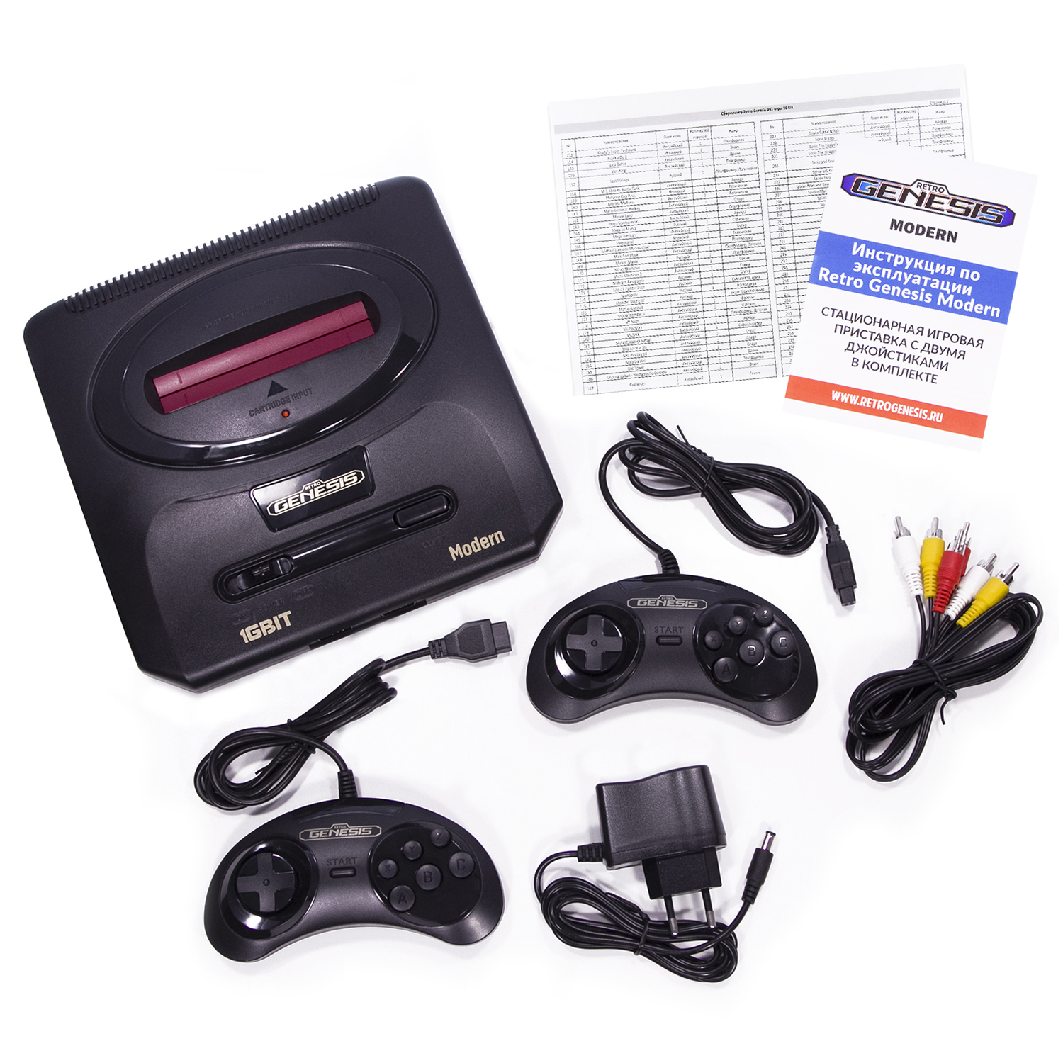 Игровая приставка Retro Genesis Modern PAL, 1227211 купить по цене 3100 руб  в Новосибирске в интернет-магазине e2e4