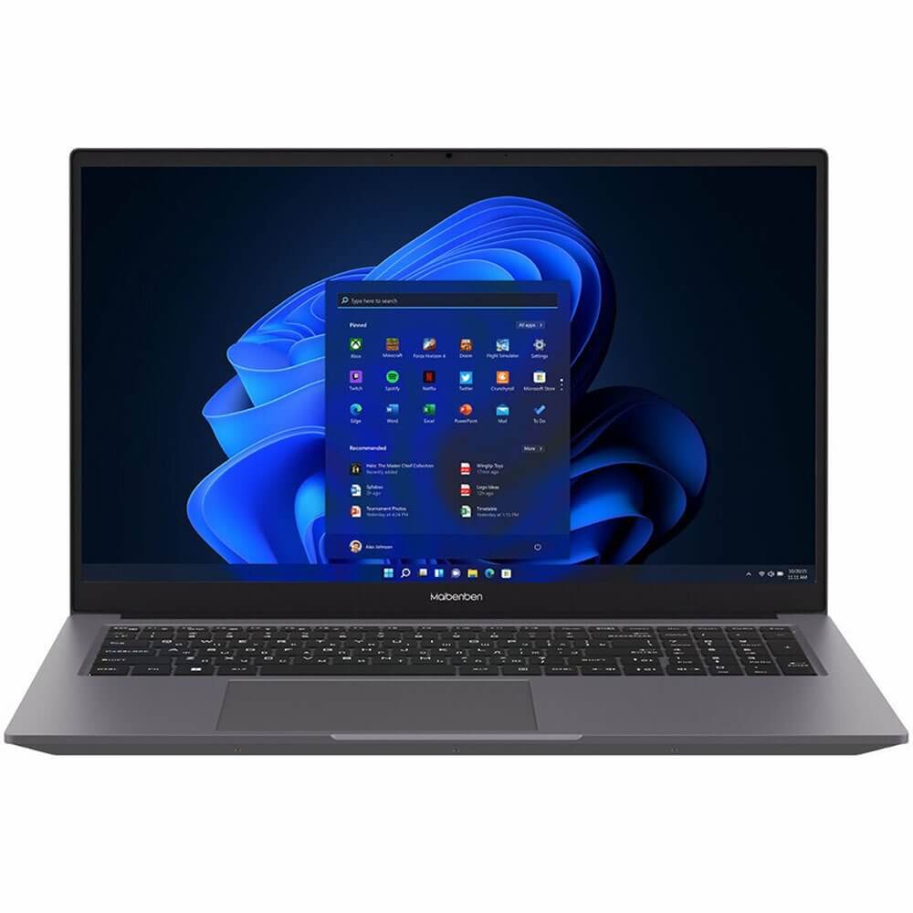 

Ноутбук Maibenben P727 17.3" IPS 1920x1080, Intel Core i7 12650H 2.3 ГГц, 16Gb RAM, 512Gb SSD, W11, серый (P7272SF0HGRE0), P727