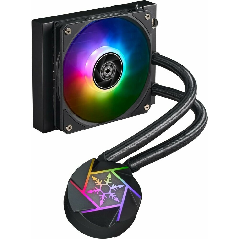 

Жидкостное охлаждение SilverStone SST-VD120-SLIM для Socket 115x/2066/2011/2011-3/1200/1700/AM5/AM4, 1x120 мм, ARGB (G53VD120SLIM020), SST-VD120-SLIM