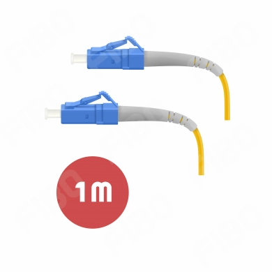 Патч-корд оптический Maxonice, LC/UPC-LC/UPC, одномодовый, 9/125, OS2, одинарный, 1 м, LSZH, желтый (MN-PC-LU-LU-SMS3L-1m)