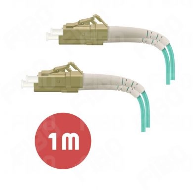 

Патч-корд оптический Maxonice, LC/UPC-LC/UPC, многомодовый, 50/125, OM3, двойной, 1 м, LSZH, бирюзовый (MN-PC-LU-LU-OM3D3L-1m)