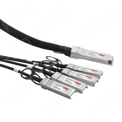 Кабель DAC FIBO, QSFP+-4xSFP+, 5 м