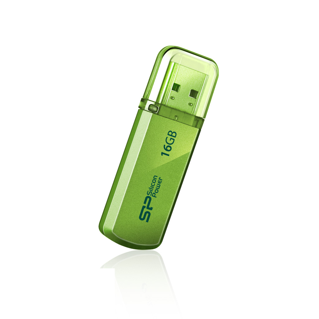 

Флешка 16Gb USB 2.0 Silicon Power Helios Helios 101, зеленый (SP016GBUF2101V1N), Helios 101