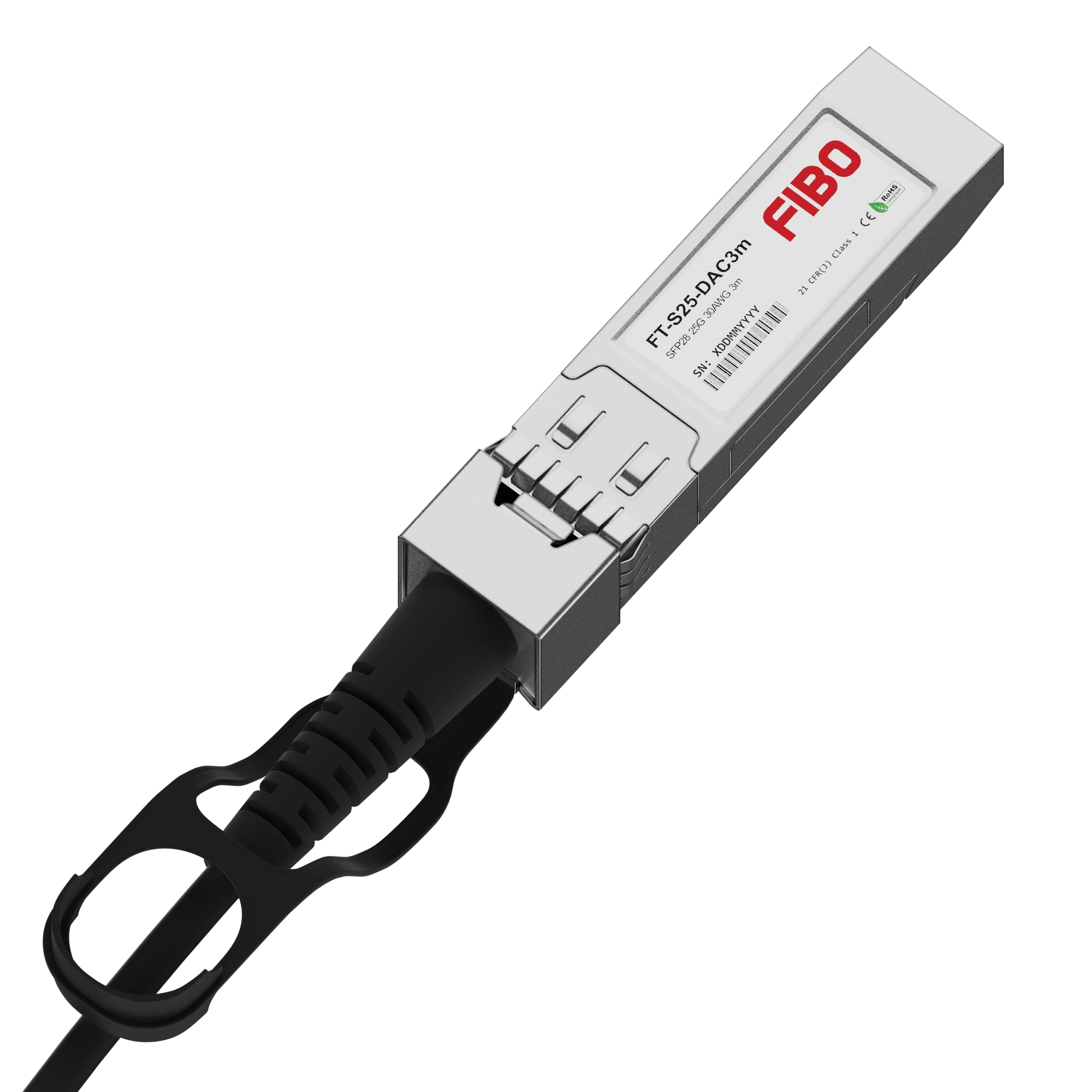 Кабель DAC FIBO, SFP28-SFP28, 3 м