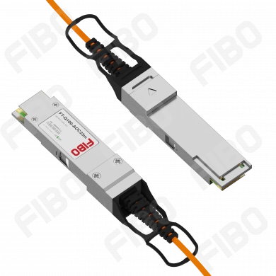 

Кабель AOC (Active Optical Cable) FIBO, QSFP28-QSFP28, 100 Гбит/с, 25 м, оранжевый (FT-Q100-AOC25m)