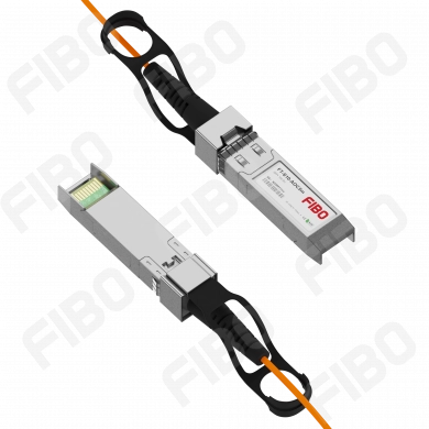 Кабель AOC (Active Optical Cable) FIBO, SFP+-SFP+, 10 Гбит/с, 5 м, оранжевый (FT-S10-AOC5m)